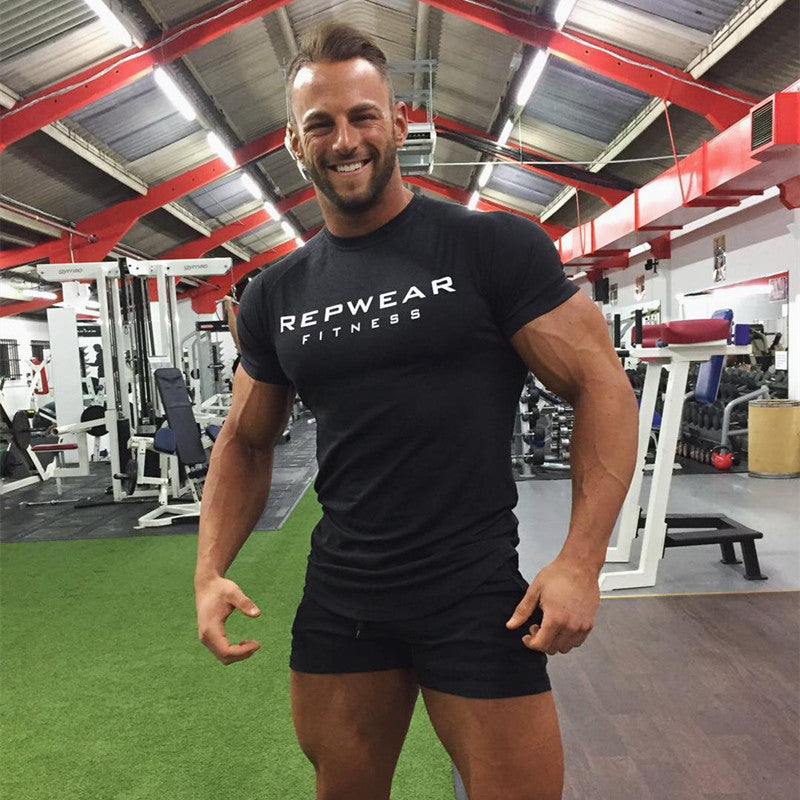 Slim fit training tights short sleeves