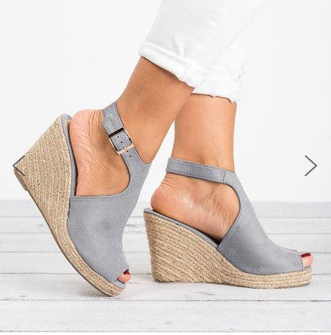 Women Platform Sandals Peep Toe Spartan Sandals Women Summer Wedges High Heel Shoes