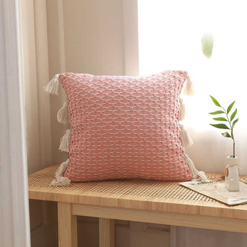 New Bedroom Knitted Pillow Cover