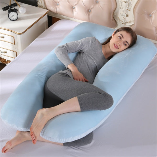 Sleeping Support Pillow for Pregnant Women - U-Shape Maternity Pillow for Pregnancy Side Sleepers