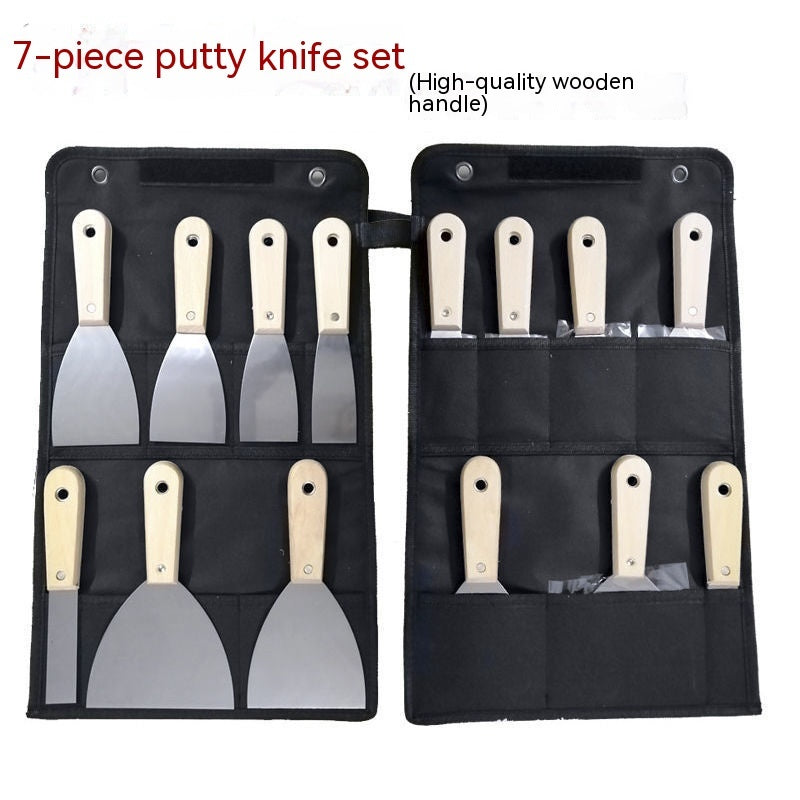 Stainless Steel Putty Knife Seven-piece