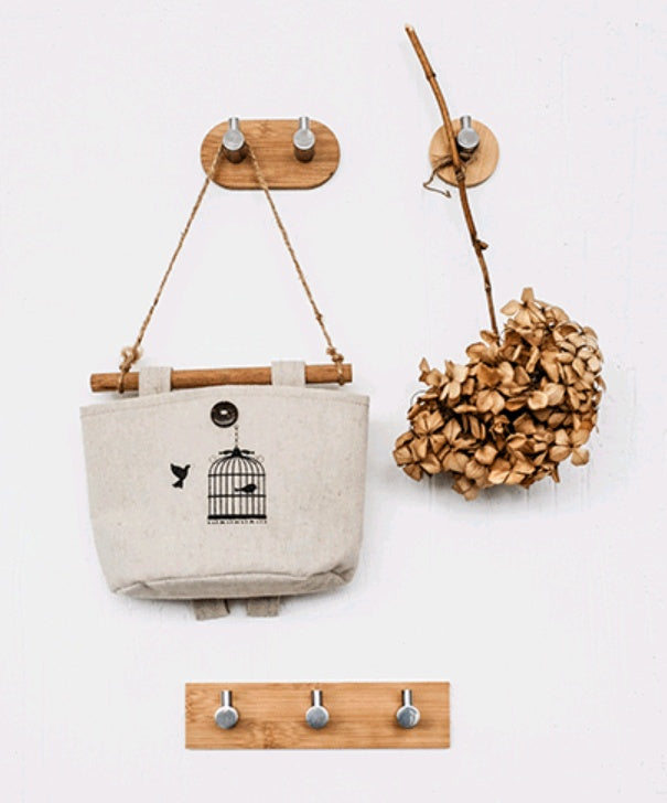 L-shaped metal coat hook