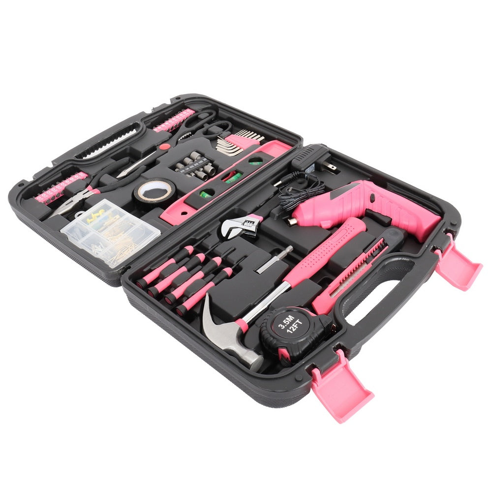 149-Piece Iron Household Tool Set – Chrome Vanadium Repair Kit with Cordless Screwdriver & Heavy-Duty Case | Infinity Bazaar