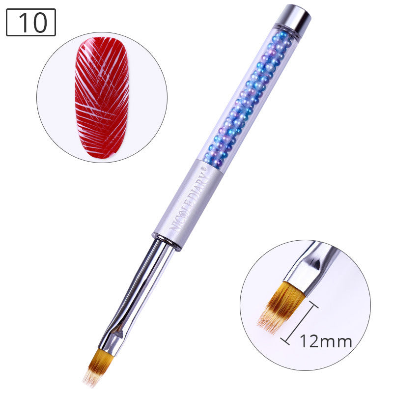 NICOLE Diary UV Nail Brush Tool Set