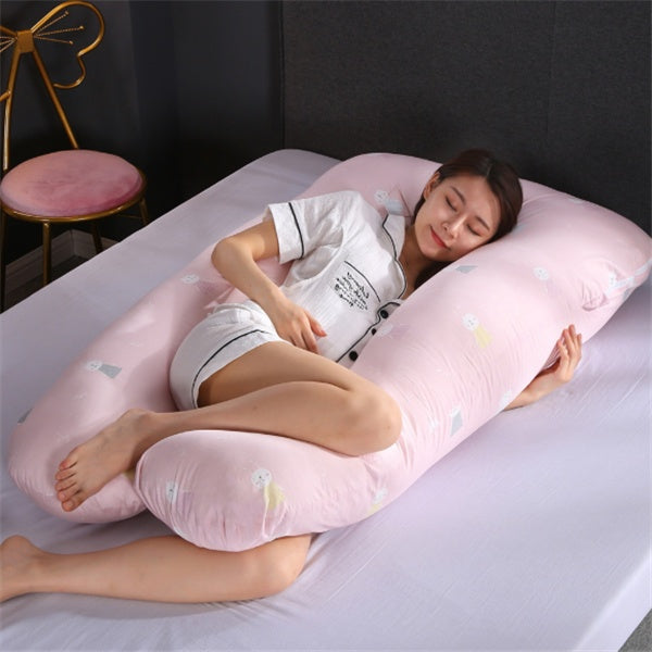 Sleeping Support Pillow for Pregnant Women - U-Shape Maternity Pillow for Pregnancy Side Sleepers