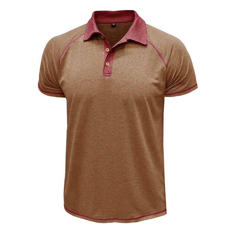 Short-sleeved Lapel T-shirt