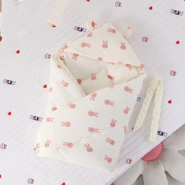 Baby Cotton-padded Blanket Cotton Candy Beanie