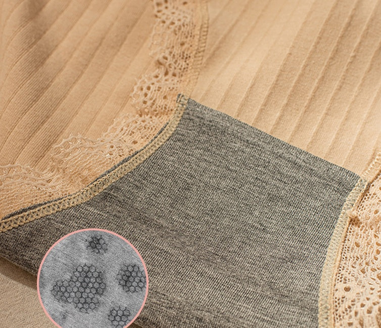 Underwear Graphene Antibacterial Crotch Pure Cotton Middle Waist