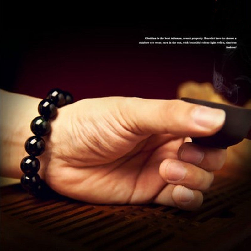 Harness the power of the rainbow eye obsidian and wear it as a symbol of protection, balance, and inner strength