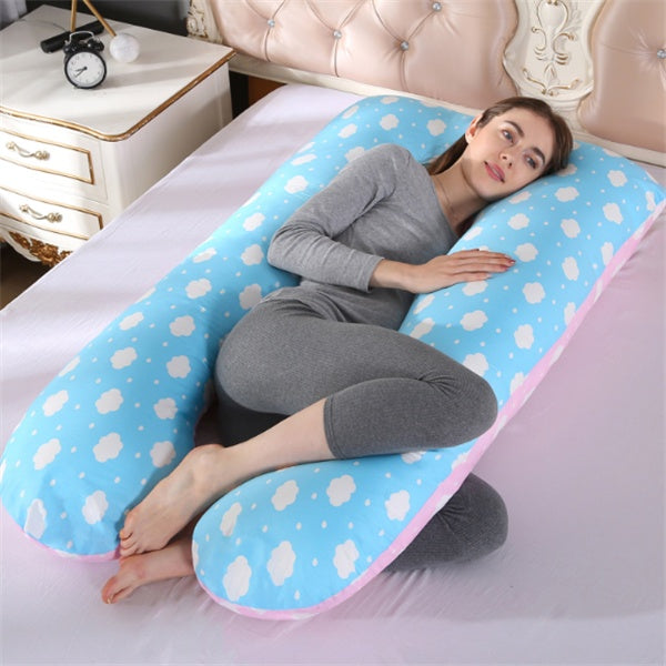 Sleeping Support Pillow for Pregnant Women - U-Shape Maternity Pillow for Pregnancy Side Sleepers