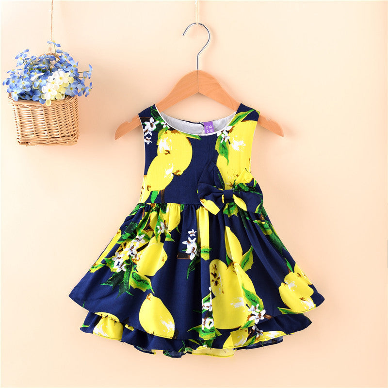 Children's Wear, Sleeveless Sleeveless Princess Skirt, European And American Girl Dress, Foreign Trade Children's Skirt