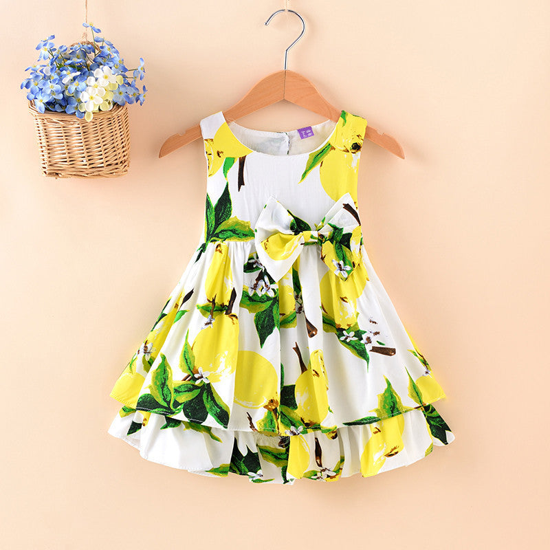 Children's Wear, Sleeveless Sleeveless Princess Skirt, European And American Girl Dress, Foreign Trade Children's Skirt