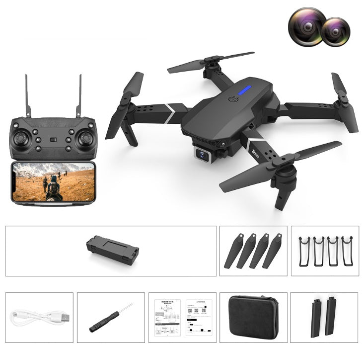 LSRC LS-E525 4K Dual Camera Foldable Drone – WiFi FPV Quadcopter with Altitude Hold, One-Key Return| Infinity Bazaar