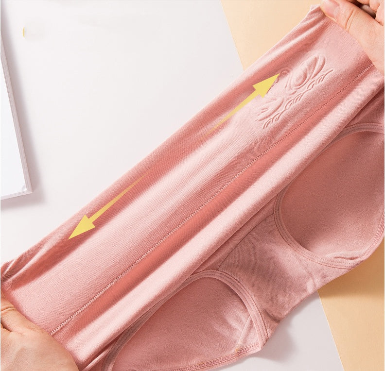 Antibacterial high waist belly shorts