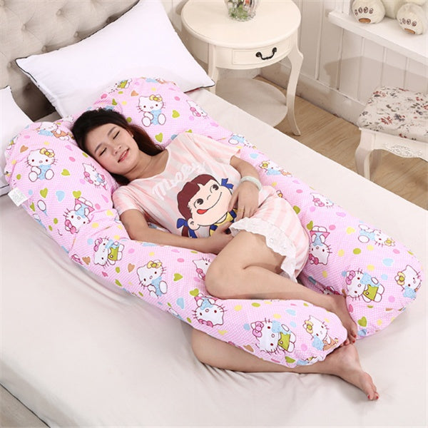 Sleeping Support Pillow for Pregnant Women - U-Shape Maternity Pillow for Pregnancy Side Sleepers