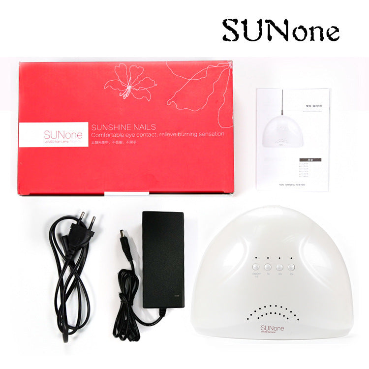 48W LED Nail Light Therapy Machine – UV Gel Nail Dryer with Smart Sensor & Timer for Manicure & Pedicure | Infinity Bazaar