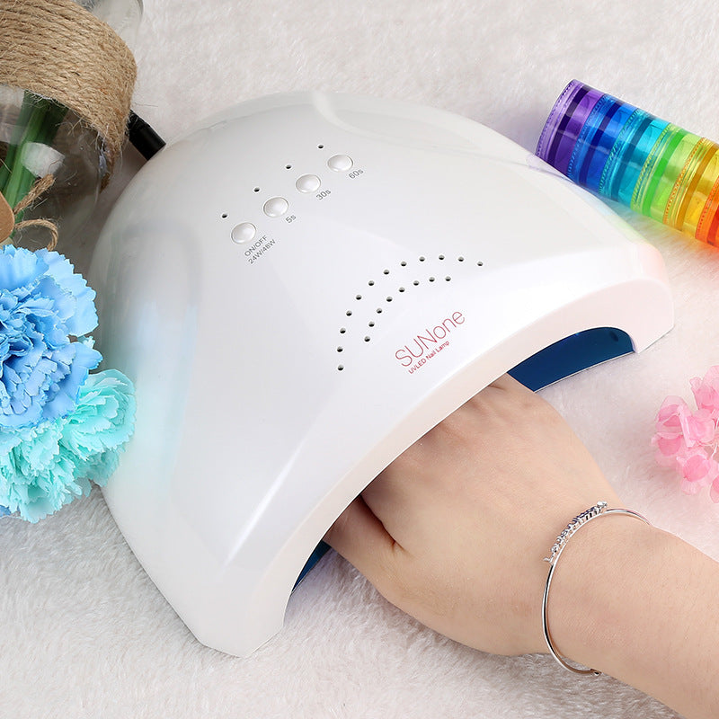 48W LED Nail Light Therapy Machine – UV Gel Nail Dryer with Smart Sensor & Timer for Manicure & Pedicure | Infinity Bazaar