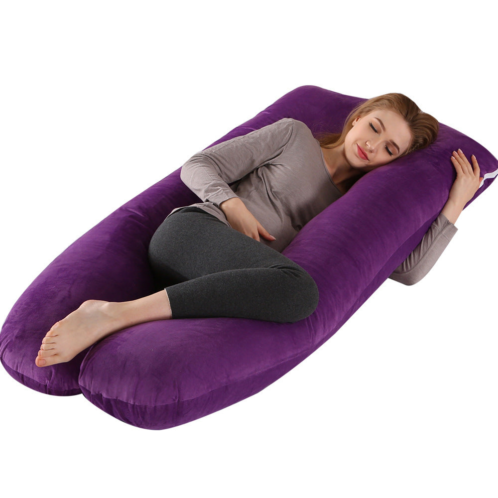 Sleeping Support Pillow for Pregnant Women - U-Shape Maternity Pillow for Pregnancy Side Sleepers