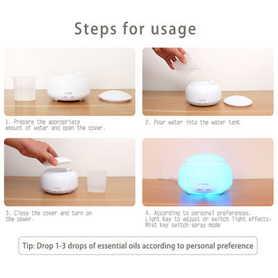 Enhance your home’s atmosphere with this stylish, soothing humidifier—perfect for improving air quality and creating a peaceful, relaxing environment