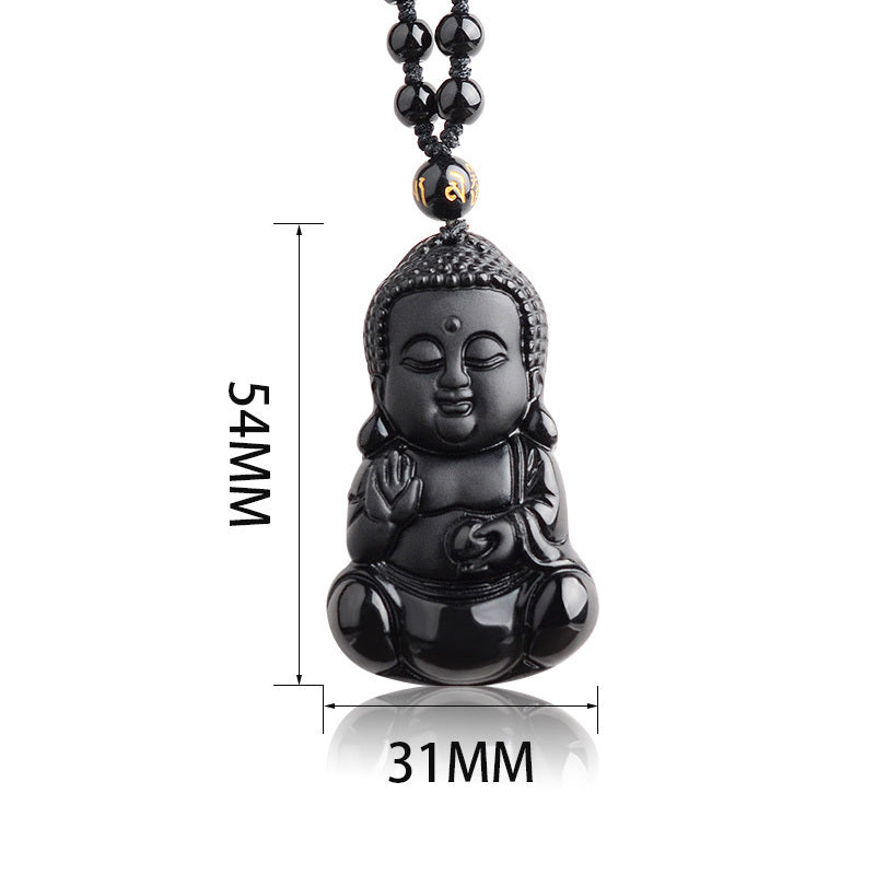 Natural Obsidian Pendant