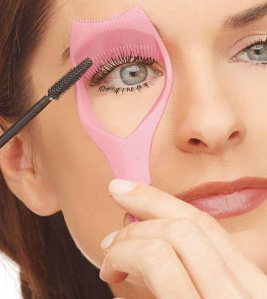 3-in-1 Mascara Shield Guard – Lash Protector & Eyeliner Guide Tool for Smudge-Free Application| Infinity Bazaar