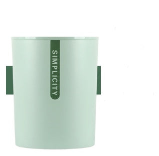 Trash can with automatic bag change