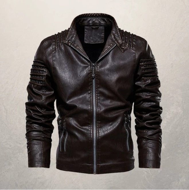 Men's Motorcycle Leather Jacket