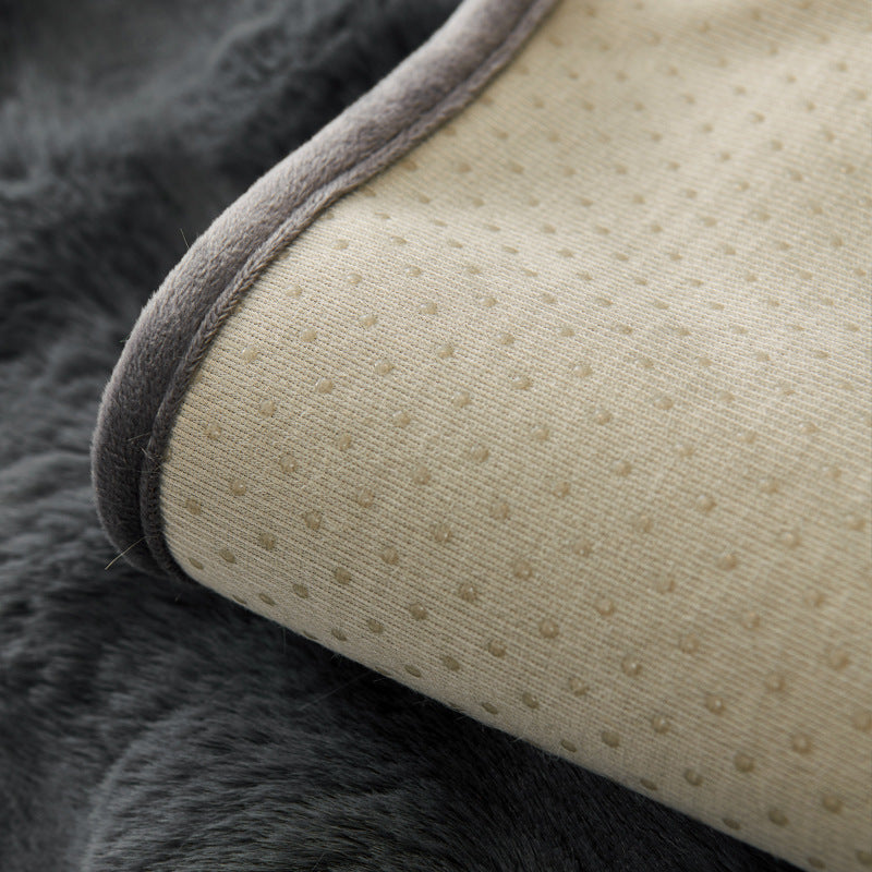 Thickened Rabbit Plush Sofa Cushion Wholesale Winter Thermal Non-slip Sofa Cushion