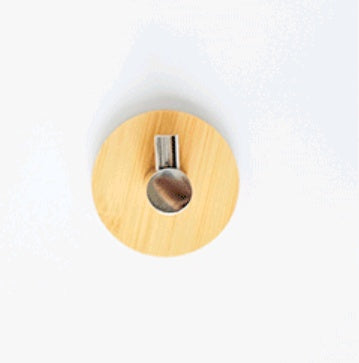 L-shaped metal coat hook