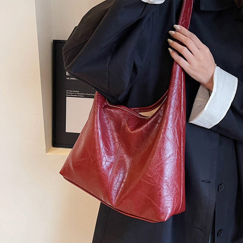 Women's 2pcs Composite Fashionable Tote Shoulder Bag With Clutch