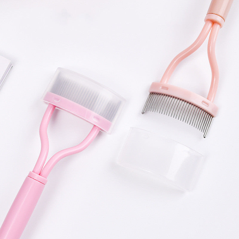 Steel Tooth Double Head Brow Groomer Mascara Brush Tool