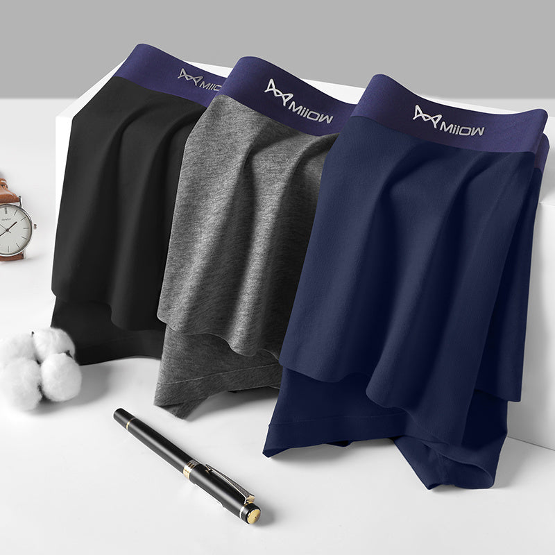 Men's Ice Silk Seamless Graphene Antibacterial Underwear