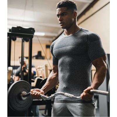 Stretch quick dry short-sleeved shirt