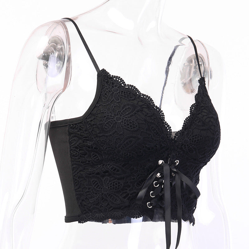 Slim-fit strappy top