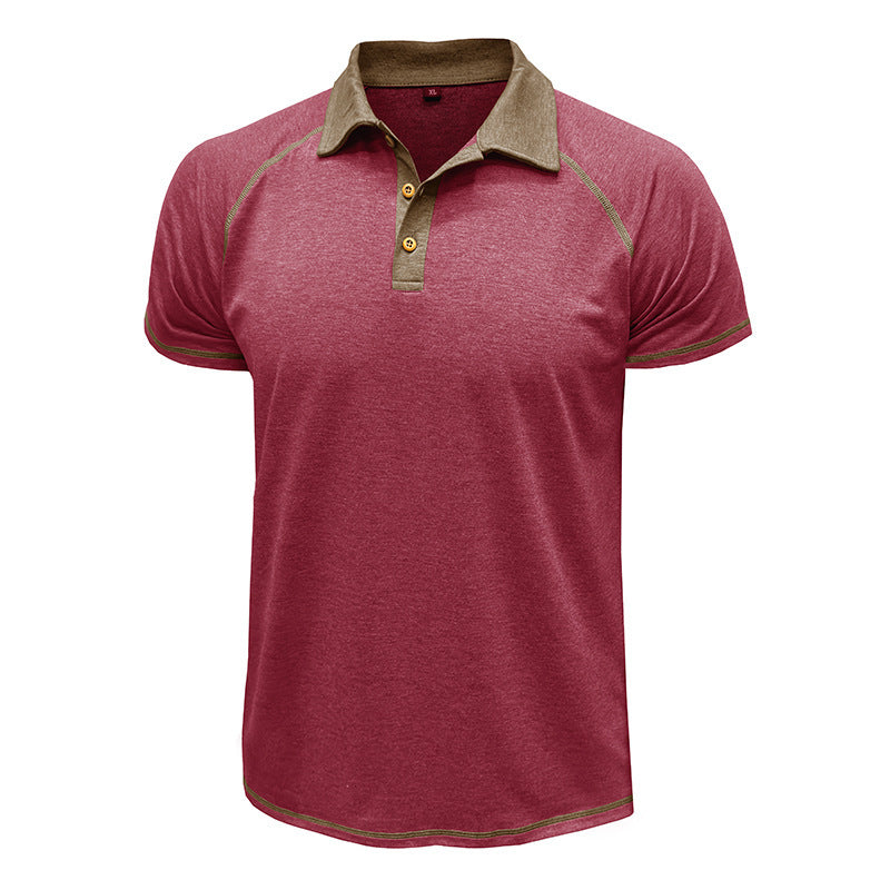 Short-sleeved Lapel T-shirt
