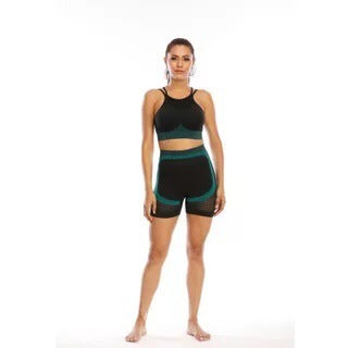 2-Piece Women's Yoga Set – Breathable Polyester Gym Outfit with Sports Bra & Leggings | Infinity Bazaar