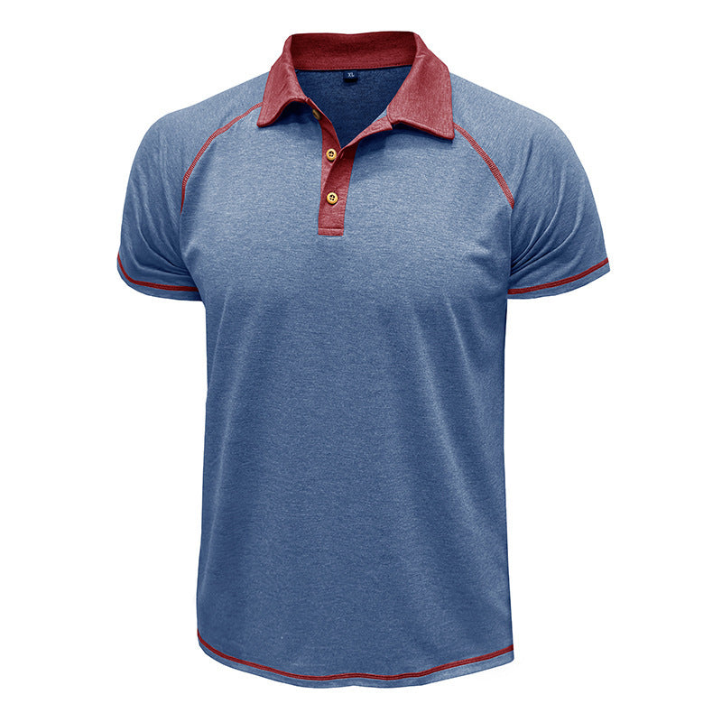 Short-sleeved Lapel T-shirt