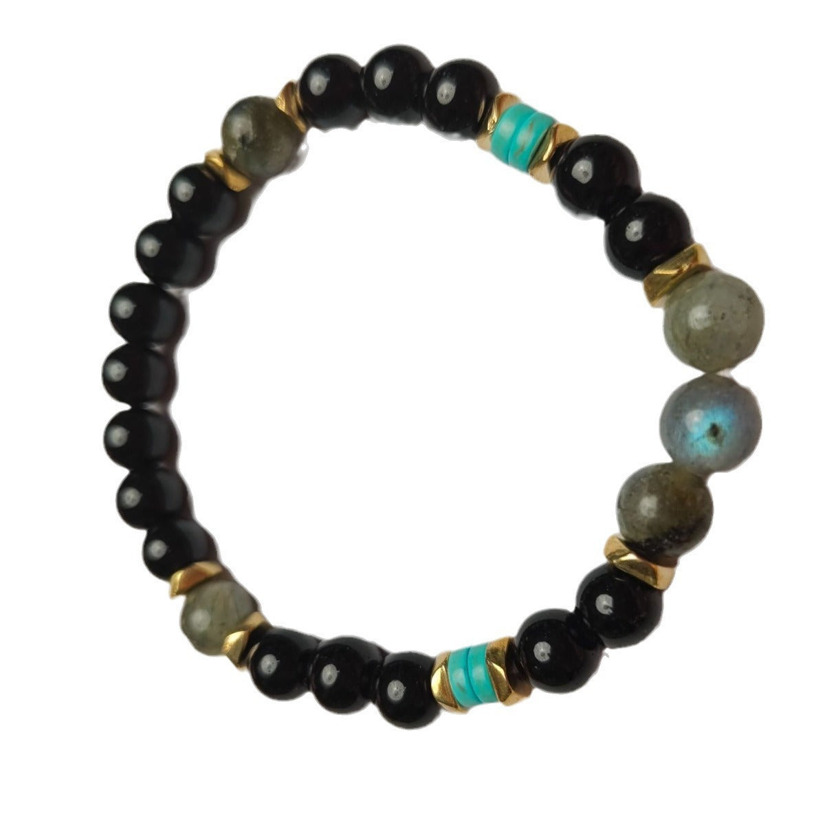 8mm Natural Gemstone Beaded Bracelet – Unisex Healing Energy Jewelry | Infinity Bazaar