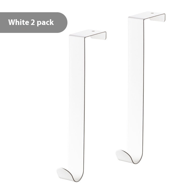Rear Door Hook – Punch-Free Wrought Iron Shower Door &amp; Back Clothes Hook Rack