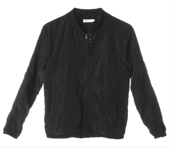 Solid color patchwork jacket