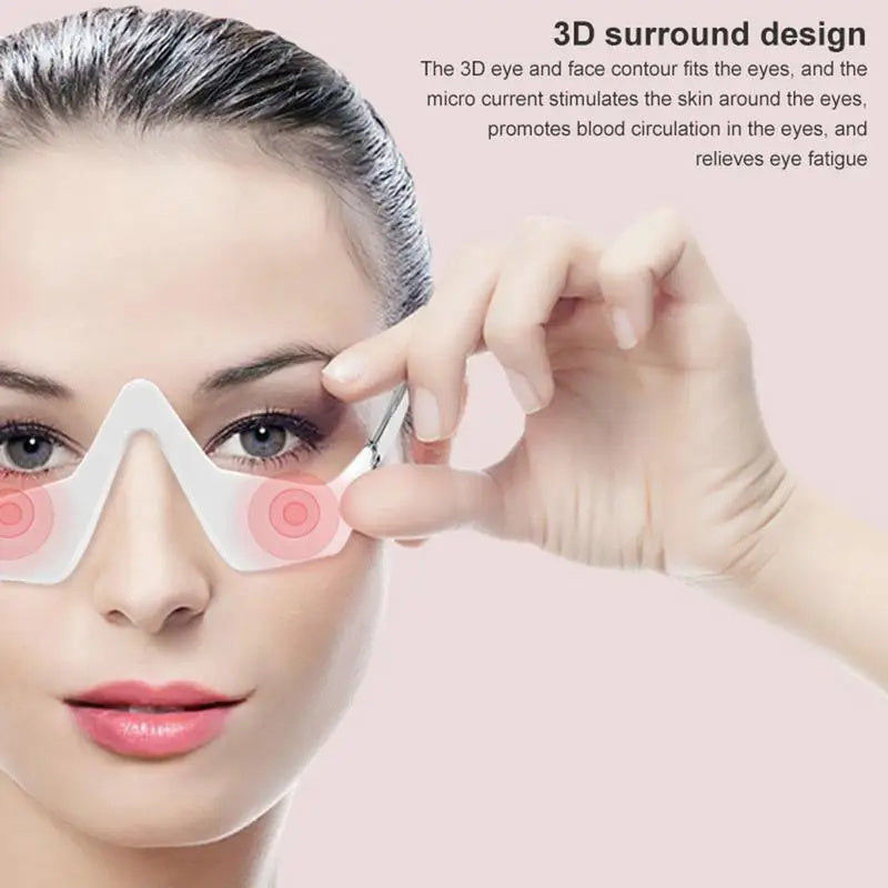3D Eye Beauty Instrument – Micro-Current Pulse Eye Massager for Wrinkles, Dark Circles & Puffiness Relief | Infinity Bazaar