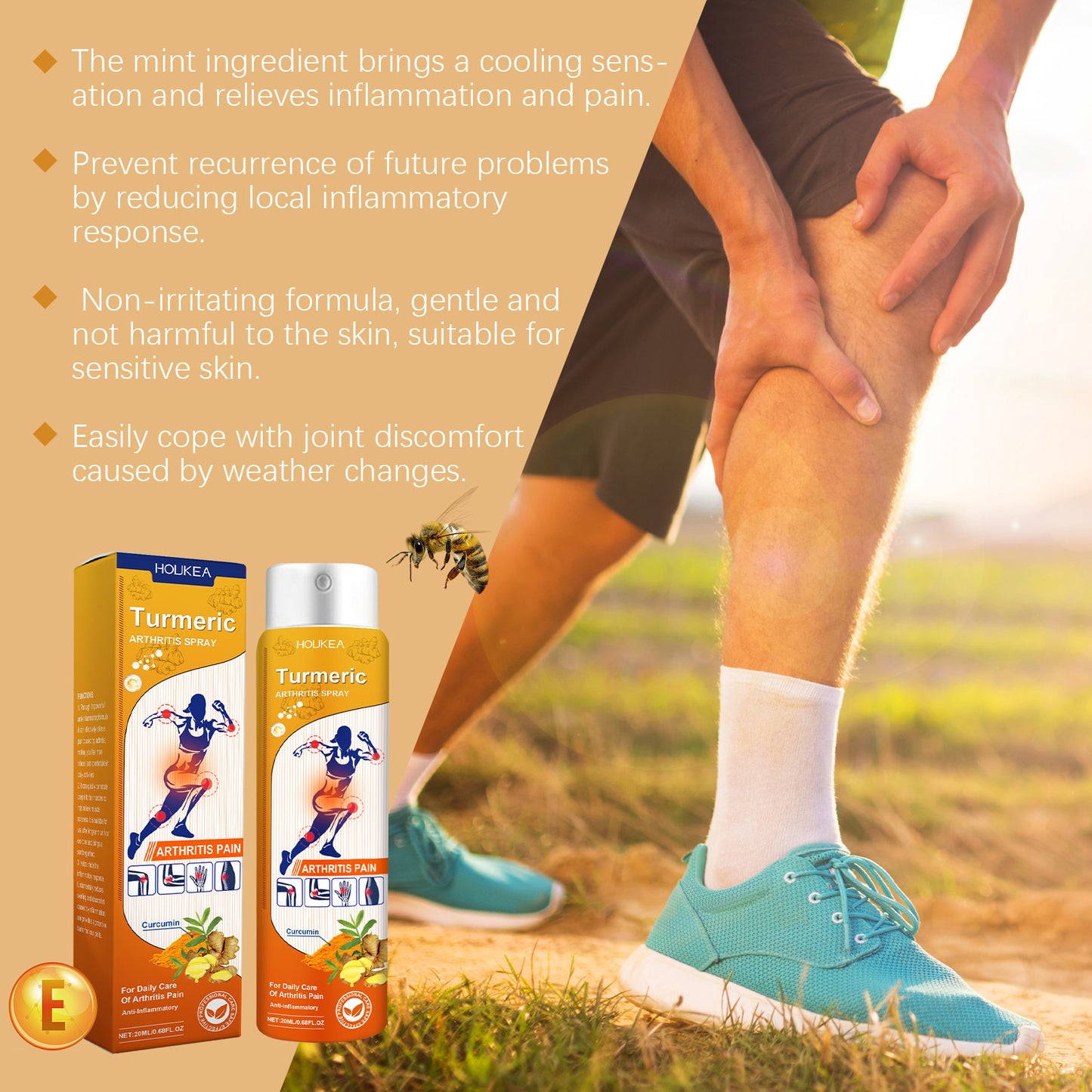 Turmeric Joint Care Spray Mild Ingredients