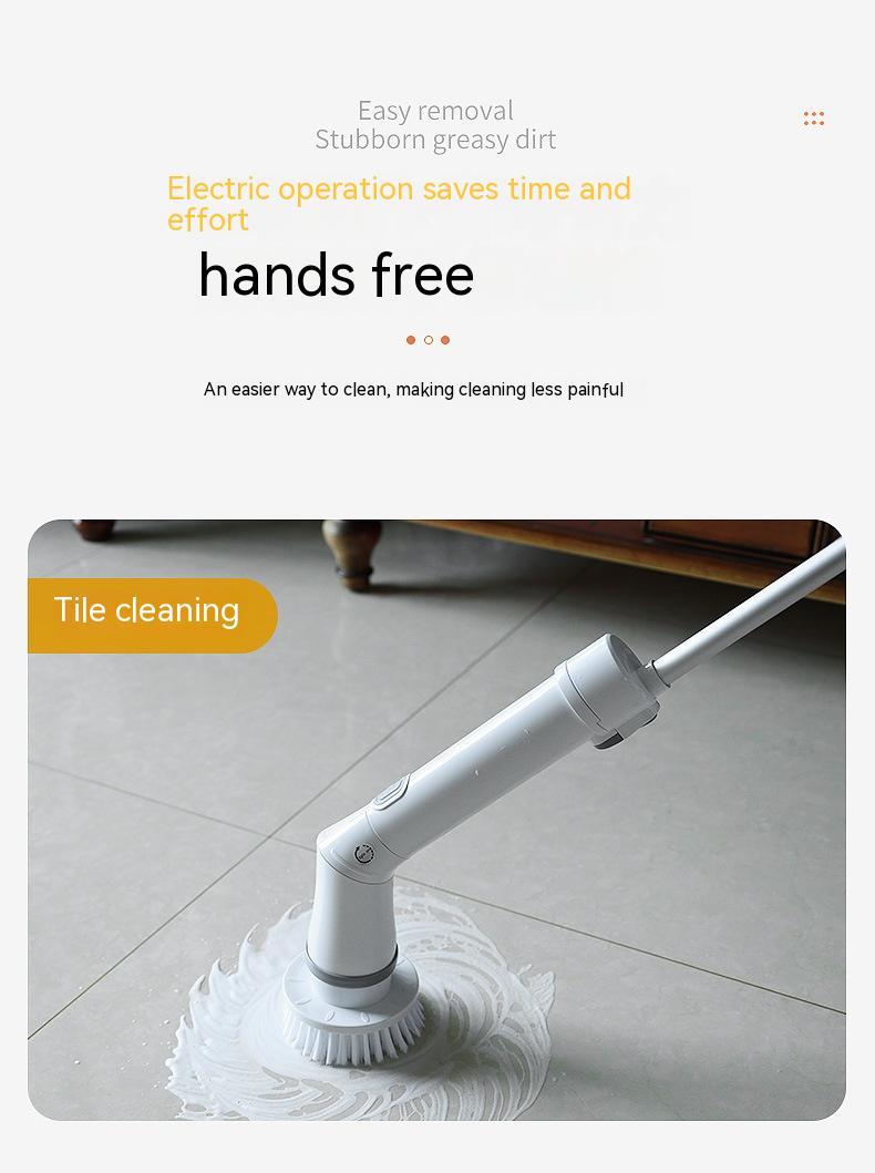 Transform your cleaning routine with this versatile, easy-to-use electric scrubber that brings professional-level cleanliness to your home