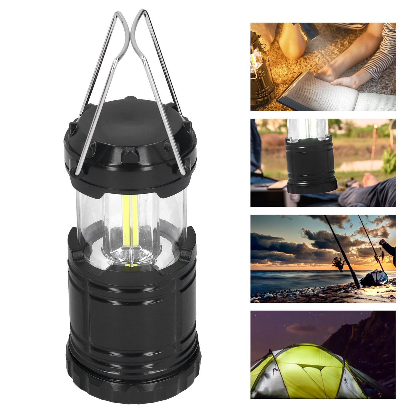 Mini Portable Camping Lamp Retractable Tent Light Outdoor Work Lighting Supplies