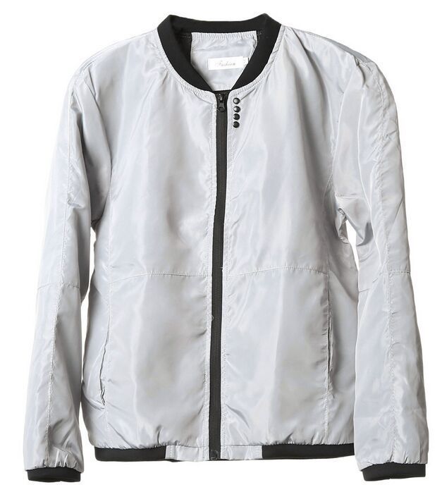 Solid color patchwork jacket