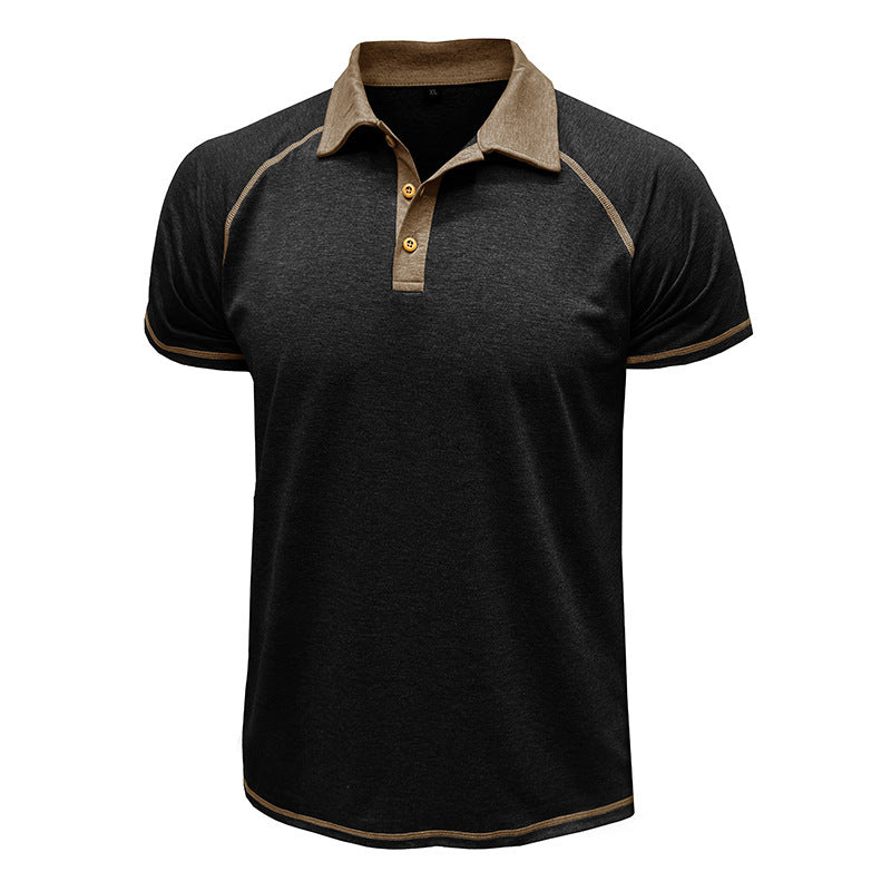 Short-sleeved Lapel T-shirt