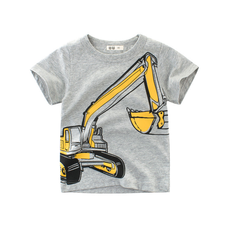 Children''s Wear Summer New Boys T-shirt, Short Sleeve Children''s Clothing, Baby Clothing, A Ready-to-be Factory Direct Selling