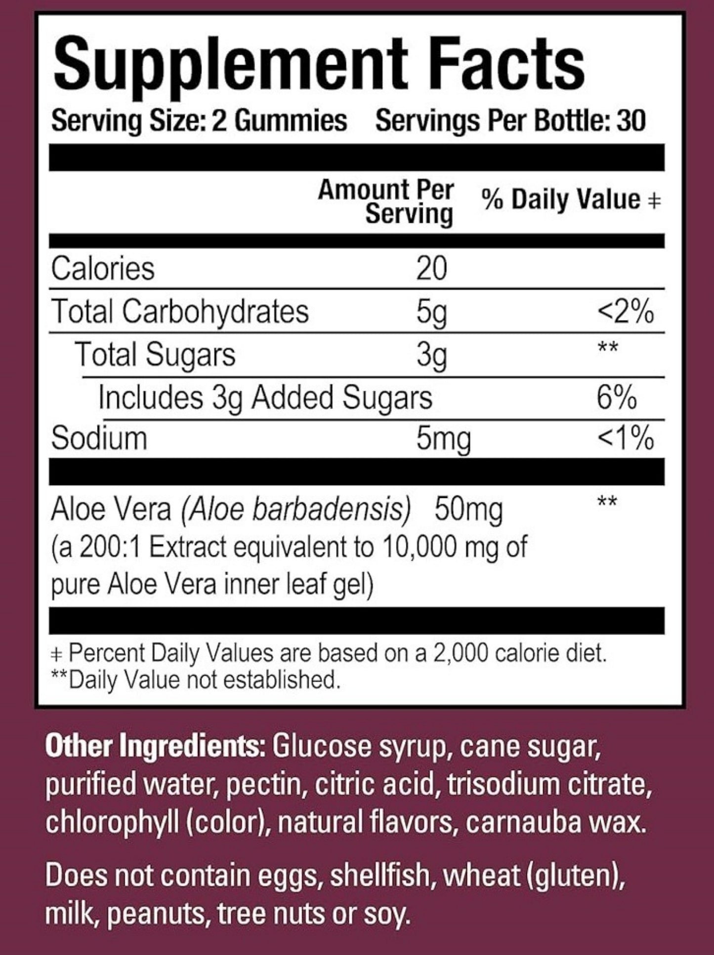 Aloe Vera Gummies
