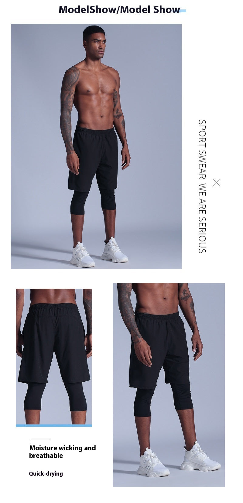 Sports Shorts Men's Quick-drying Running Fitness
