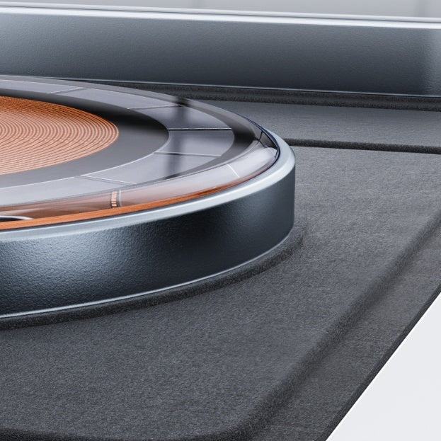3-in-1 Magnetic Folding Wireless Charger Station – Transparent Fast Charging Dock for iPhone, Apple Watch & AirPods| Infinity Bazaar